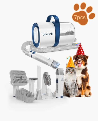 LM2 - Oneisall Dog Grooming Vacuum Kit with 7 in 1