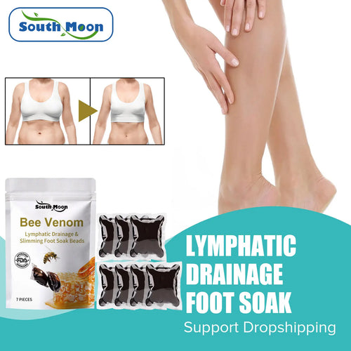 South Moon Lymphatic Detox Foot Bath Slimming Anti Insomnia Relief Leg Swelling Varicose Veins Treatment Foot Cleansing Soak Gel